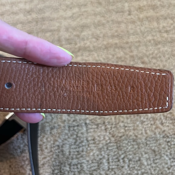 Hermes H Belt buckle and reversible leather strap - Picture 6 of 17